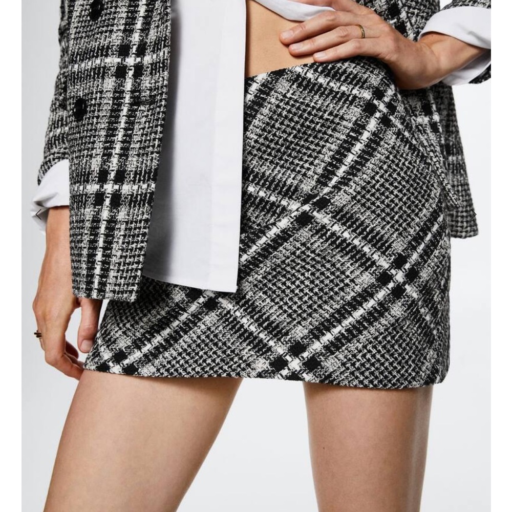 Mango tweed skirt